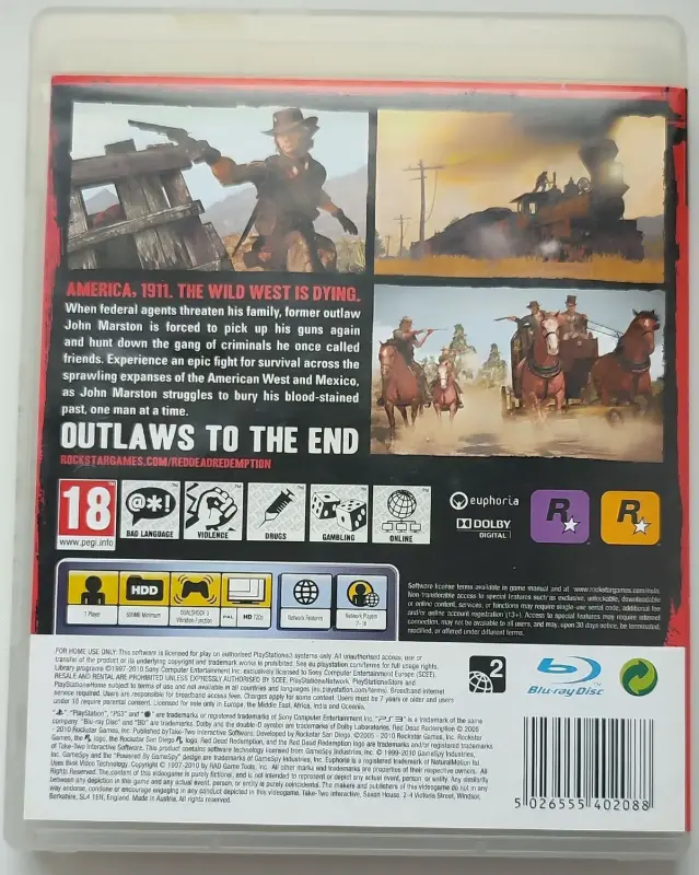 Red Dead Redemption для PS3