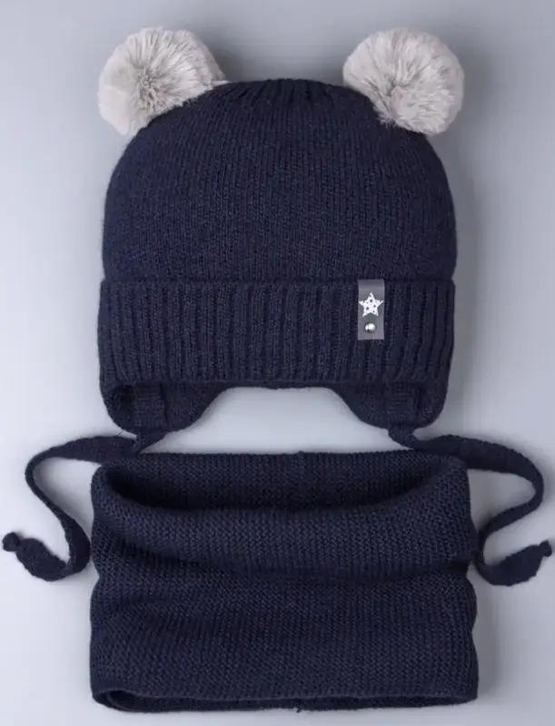 Комплект из шапки и снуда