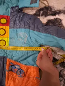 Зимний комбинезон р.98 (большемерит)+ шапка-шлем