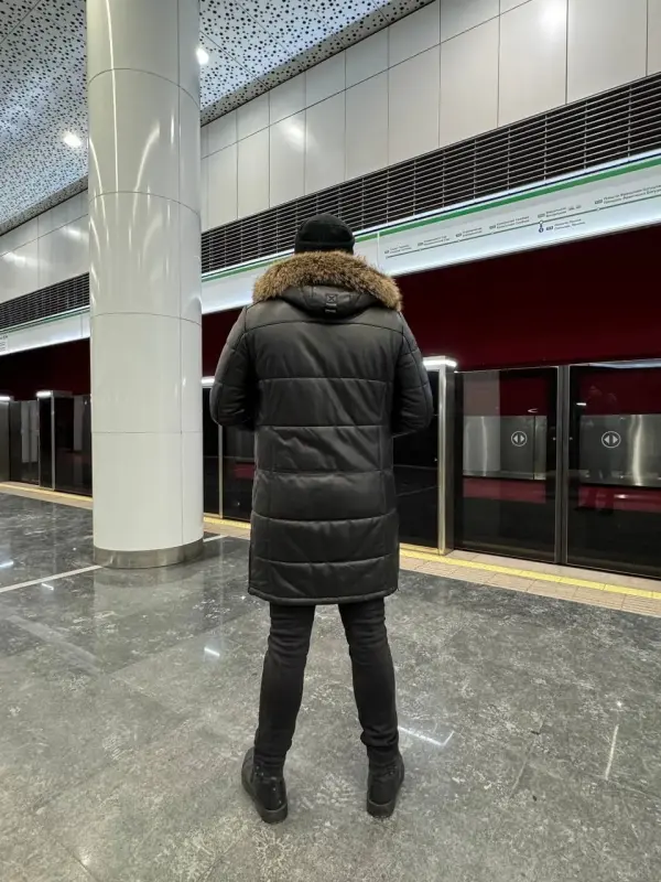 Мужской кожанный удлиненный пуховик 50р-р DAVID MOORE - Сморгонь - 231695 - Доска объявлений Kupika.by - Фото 8