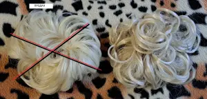 Шиньон-пончик на хвост-2шт, новые