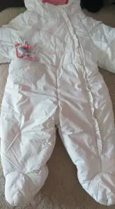 Комбинезон белый (Бимоша) на 3-9мес