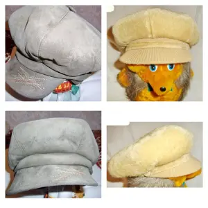 Шапки зимние с козырьком, новые, 2шт