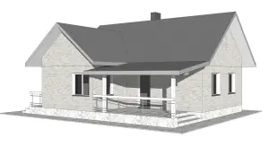 Перепланировка и реконструкция дома в Руденске, заказать проект у архитектора Руденск