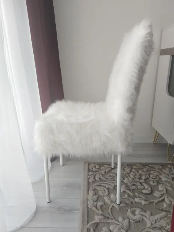 Стул со спинкой меховый на металлическом каркасе. - Вся Беларусь - 233489 - Доска объявлений Kupika.by - Фото 4
