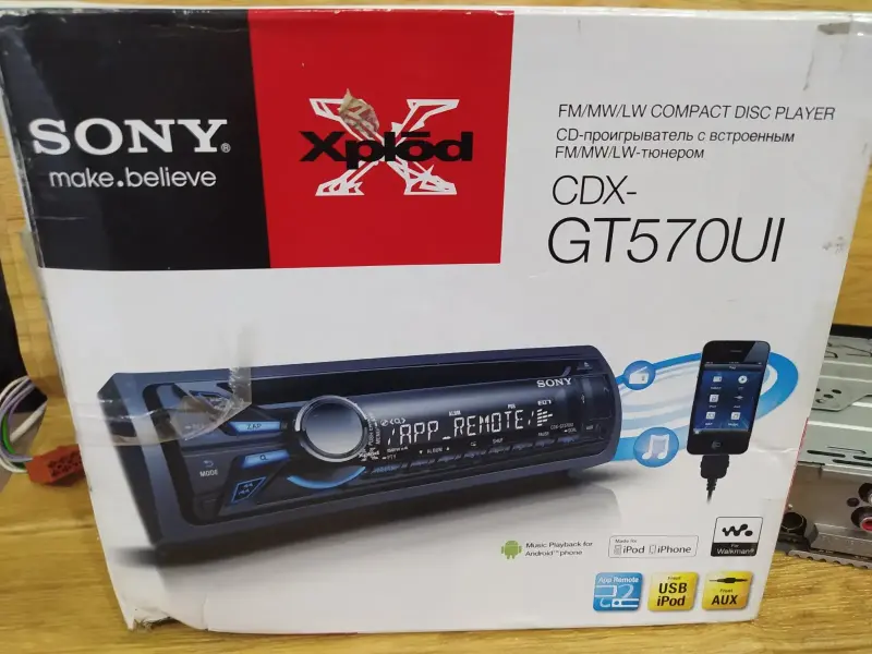 CD/MP3-магнитола Sony CDX-GT570UI 2 - Вся Беларусь - 233794 - Доска объявлений Kupika.by - Фото 3