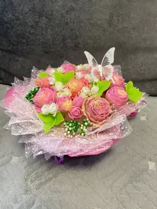 Букет из натурального мыла с ароматизатором