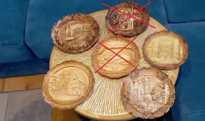 Сувенирные тарелки на стену из разных стран мира