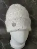 Зимняя бело - молочная шапочка с пайетками. - Вся Беларусь - 234202 - Доска объявлений Kupika.by