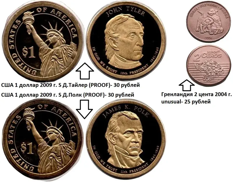 Монеты 3. Цены на фото. - Вся Беларусь - 232493 - Доска объявлений Kupika.by - Фото 2