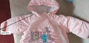 Комбинезон-конверт для девочки (1-6мес)