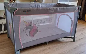 Манеж-Кровать Caretero с Единорожкой