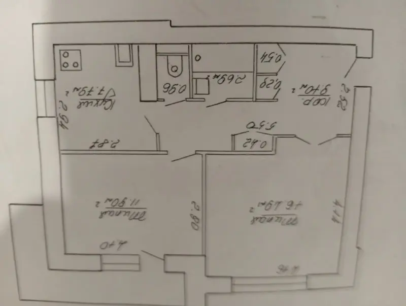 Сдается 2-х комн. кварт. на Победителей 39
