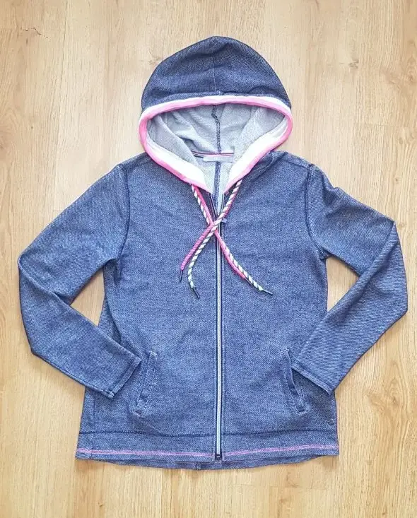 Худи/ толстовка/ кофта на замке c карманами немецкого бренда Cecil, размер S