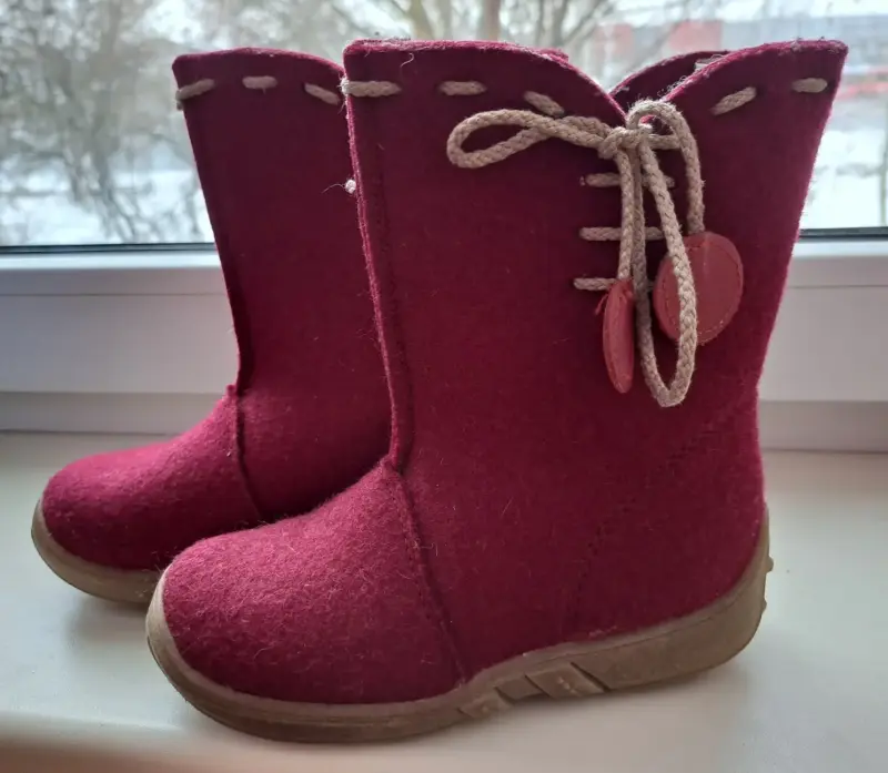 Валенки бордовые, как новые, р.29, б.у - Вся Беларусь - 234138 - Доска объявлений Kupika.by - Фото 2