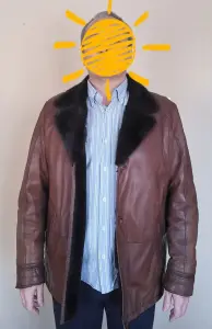 Зимняя статусная кожаная куртка от фирмы ARES