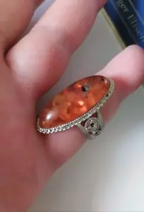 Винтаж: СССР янтарное кольцо