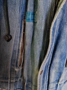 Куртка джинсовая, на меху.