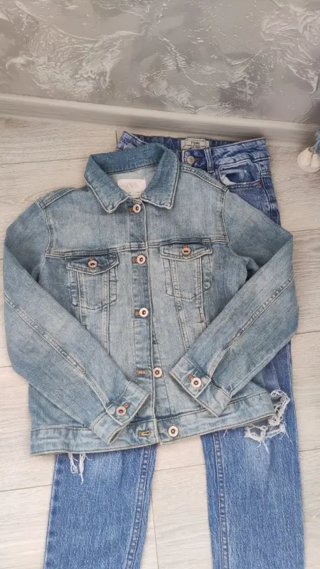 Одежда для девочек - Zara джинсовая куртка/джут 140 - Вся Беларусь Zara джинсовая куртка/джут 140 - Вся Беларусь - 234372 - Доска объявлений Kupika.by