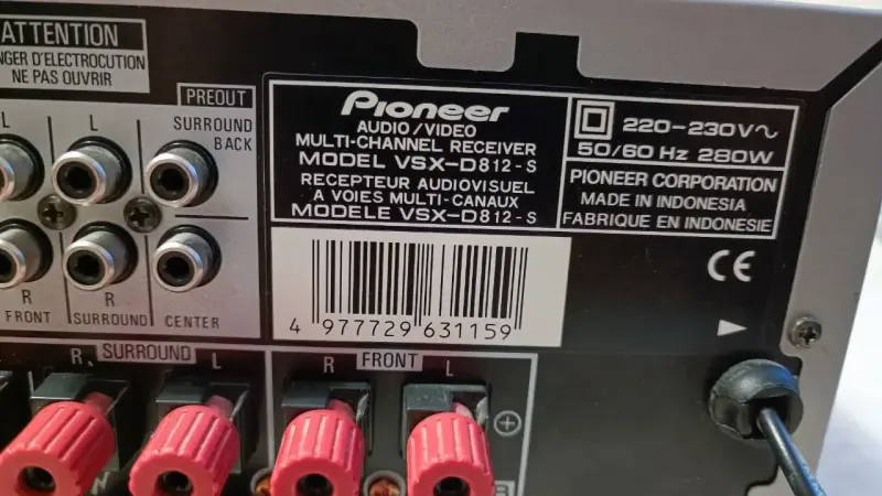 AV ресивер усилитель Pioneer VSX-D812 - Вся Беларусь - 232807 - Доска объявлений Kupika.by - Фото 6