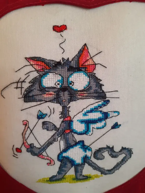 Подушка-валентинка