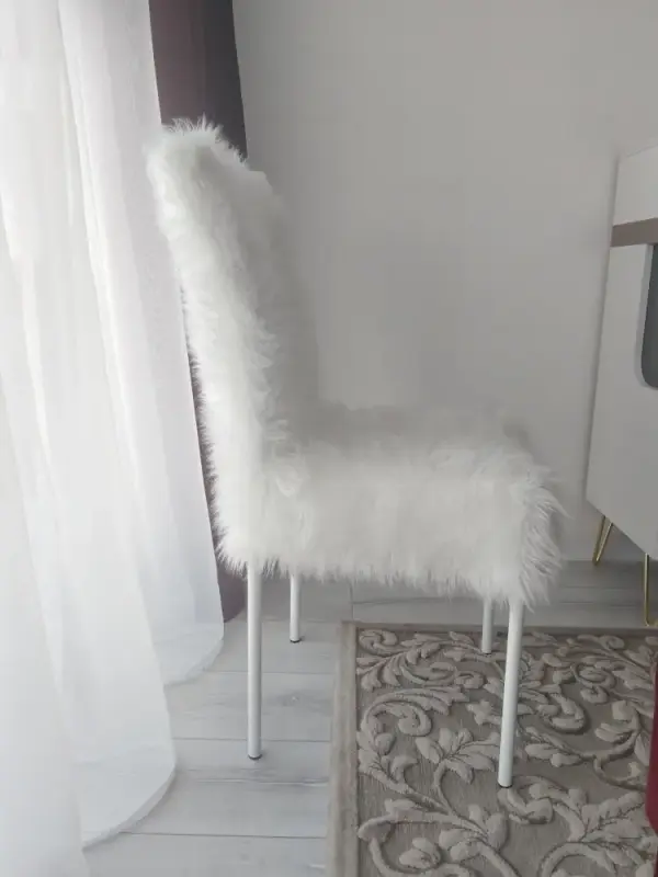 Стул со спинкой меховый на металлическом каркасе. - Вся Беларусь - 233489 - Доска объявлений Kupika.by - Фото 2
