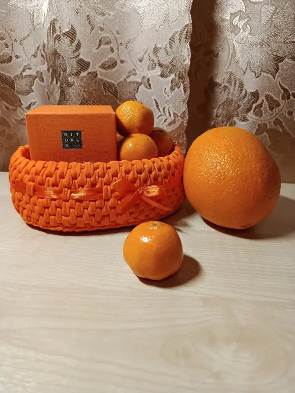 Корзинка крючком