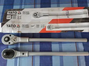 Ключ трещотка 3/4", YATO.