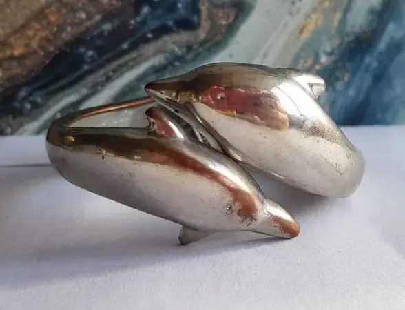 Винтажный браслет-клампер дельфины - Вся Беларусь - 234095 - Доска объявлений Kupika.by - Фото 2