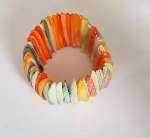 Винтажный браслет из натуральных ракушек в стиле Y2K