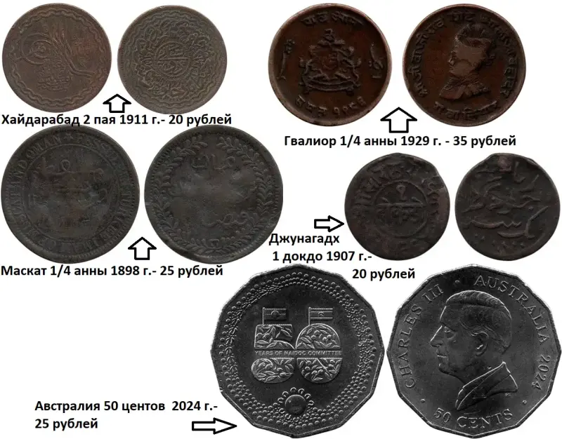 Монеты 1. Цены на фото - Вся Беларусь - 232489 - Доска объявлений Kupika.by - Фото 5