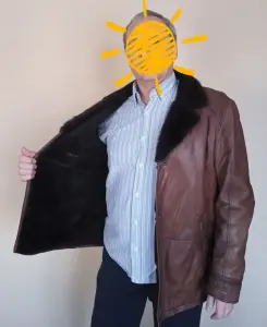 Зимняя статусная кожаная куртка от фирмы ARES