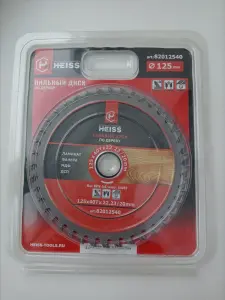 Пильный диск по дереву 125мм 40 зубьев