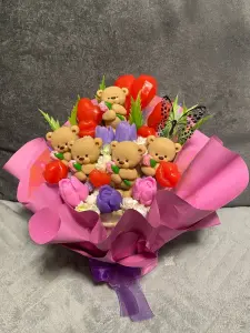 Букеты из натурального мыла с ароматизатором