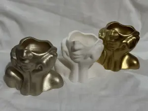 Ваза-кашпо из гипса