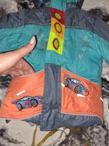 Зимний комбинезон р.98 (большемерит)+ шапка-шлем