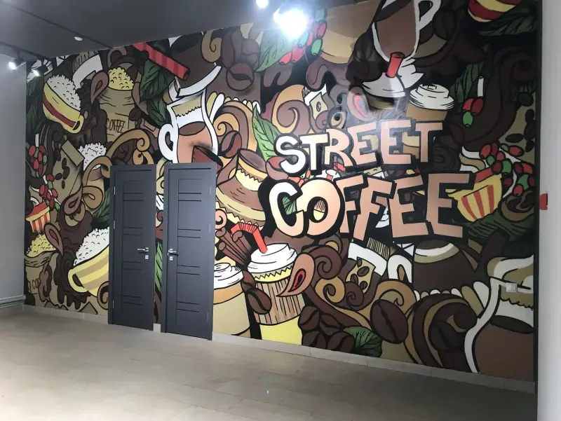 Художественные оформления стен. Граффити, стрит арт