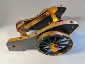 Лафет артиллерийского орудия для бутылок. СССР.