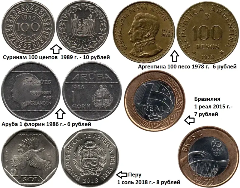 Монеты для коллекции. Америка. Цены на фото. - Любча - 232596 - Доска объявлений Kupika.by - Фото 8