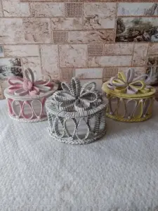 Органайзер из джута ручной работы