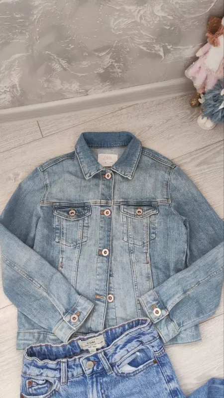 Одежда для девочек - Zara джинсовая куртка/джут 140 - Вся Беларусь - Фото 4 Zara джинсовая куртка/джут 140 - Вся Беларусь - 234372 - Доска объявлений Kupika.by - Фото 4