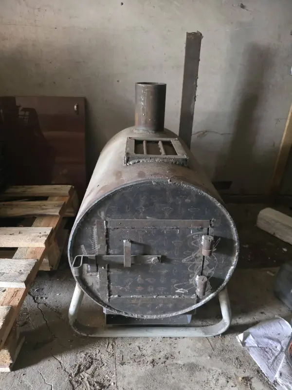 Печь - буржуйка новая