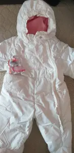 Комбинезон белый (Бимоша) на 3-9мес