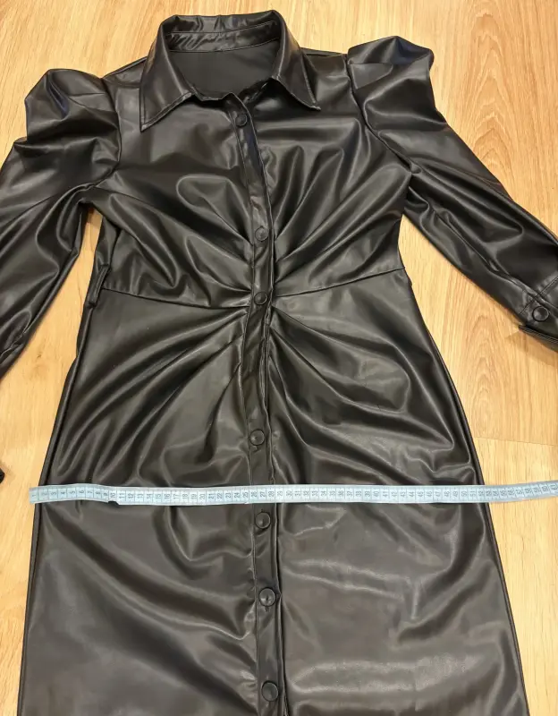 Платье из экокожи  с модными рукавами /куплено в Италии - Вся Беларусь - 233289 - Доска объявлений Kupika.by - Фото 6