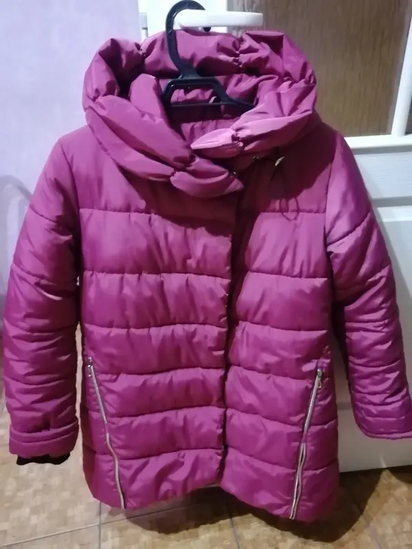 Куртка зимняя (полупальто), 146см