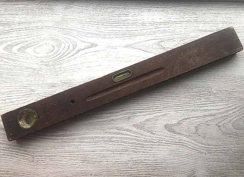 Винтажный Деревянный Уровень Stabila 50 см Рабочий