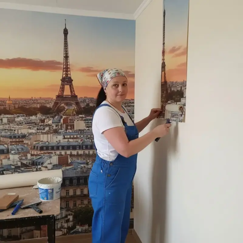 Оклейка стен обоями. Удаление старых.