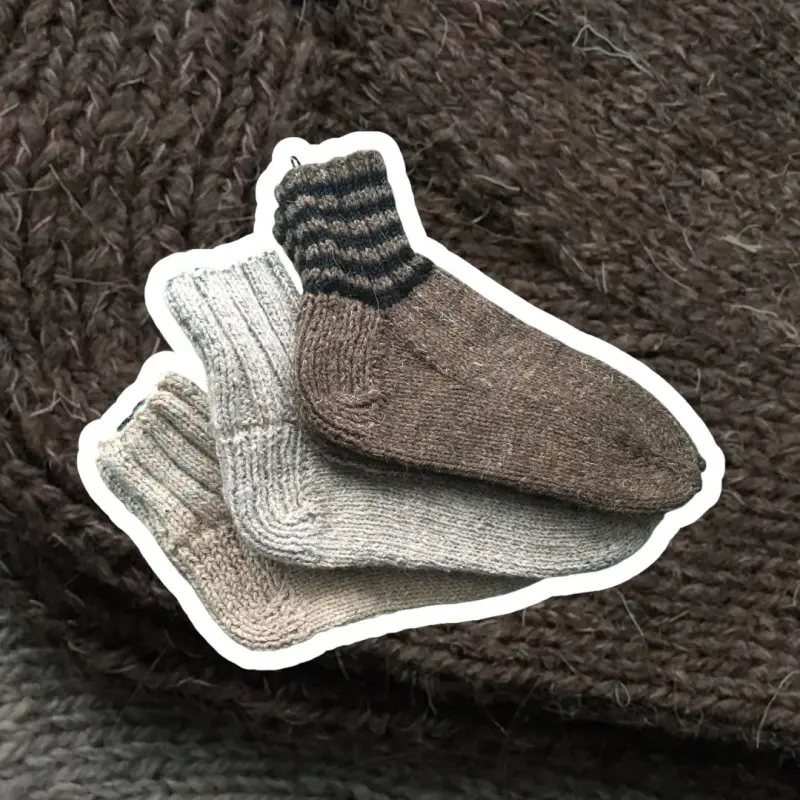 Носки вязаные