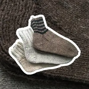 Носки вязаные