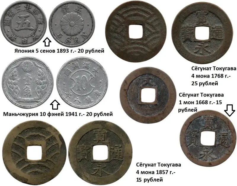 Монеты для коллекции. Япония. Цены на фото. - Березино - 232613 - Доска объявлений Kupika.by - Фото 6